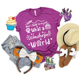 Wonderful World tee shirt