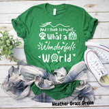 Wonderful World tee shirt