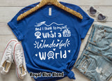 Wonderful World tee shirt