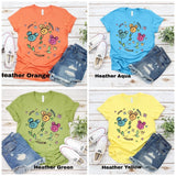 MOUSE Flower and Garden tee shirt