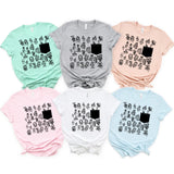 Sketched Fairytale characters t-shirt