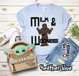 Milk and Wookies tee shirts