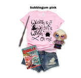 Wizards and Witches and Wands oh MY tee