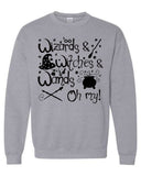 Wizards and Witches and Wands oh MY tee