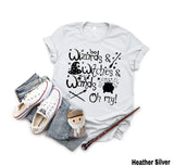 Wizards and Witches and Wands oh MY tee