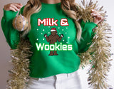 CHRISTMAS Milk and Wookies tee shirt