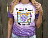 Mural Mural on the wall / Festival of the arts Epcot tee