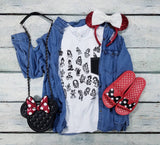 Sketched Fairytale characters t-shirt