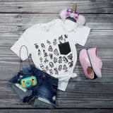 Sketched Fairytale characters t-shirt