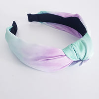 Watercolor Mermaid knotted headband