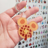Mouse waffle Keychain