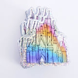 Glitter Castle Doodle sticker