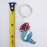 Live Action Mermaid  Acrylic Keychain