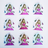 Glitter Sleeping Princess sticker