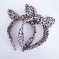 Leopard Print Knotty Bow