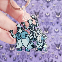 Hitchhiking ghosts keychain