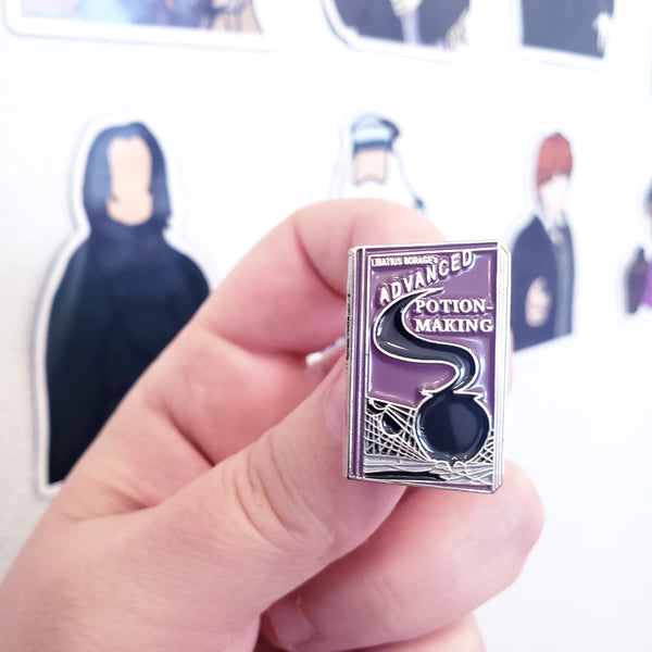 Wizard Potions soft enamel pin with metal backing