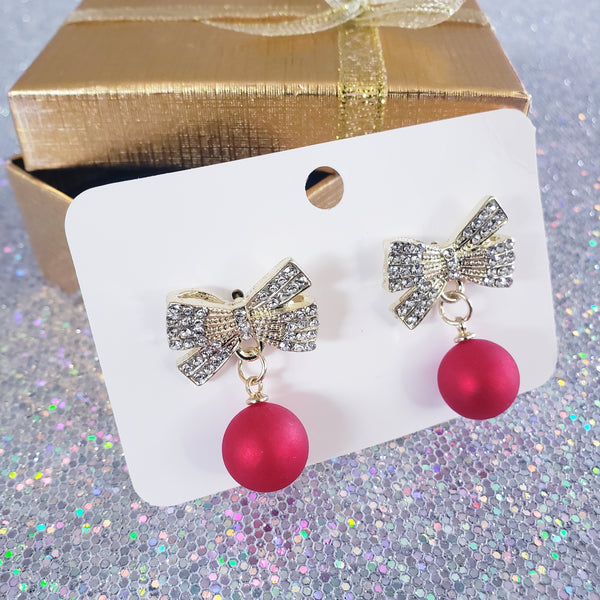 Christmas Bows Earrings