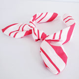 Candy Cane knotty bow / Christmas