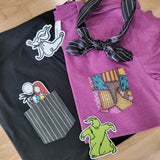 Nightmare Ragdoll Patchwork  pocket tee