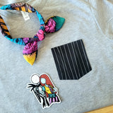 Nightmare Ragdoll Patchwork  pocket tee