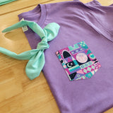 Spring SMALL WORLD pocket tee shirt