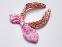 Ice Cream and Sprinkles Knotty Bow