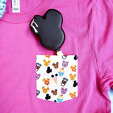 Mouse Snacks pocket tee shirt