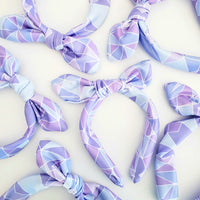The Purple Wall Knotty Bow