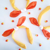 Candy corn Knotty Bow