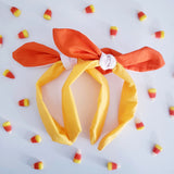 Candy corn Knotty Bow