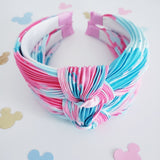 Sleeping Beauty splatter knotted headband