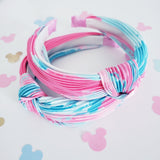 Sleeping Beauty splatter knotted headband