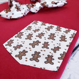 Gingerbread Mouse Christmas pocket tee shirt