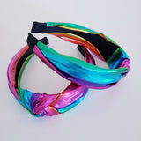 Iridescent RAINBOW headband /  hair accessory