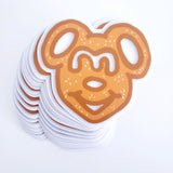 Pretzel Mouse Doodle sticker