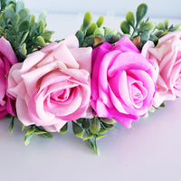 Flower Crown / Pink roses
