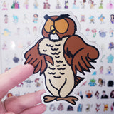 100 Acre Woods Owl doodle magnet