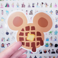 Waffle Mouse Doodle Magnet