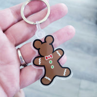 Gingerbread Mouse  Keychain