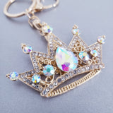 Golden Princess Crown Keychain