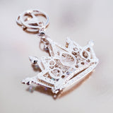 Golden Princess Crown Keychain