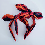 Flames / Fire Knotty Bow