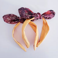 Peanut Butter and Jelly Knotty Bow