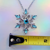 Silver Snowflake necklace