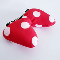 Puffy Minnie polka dot bows with clips