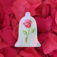 Glass Dome Enchanted Rose Doodle sticker