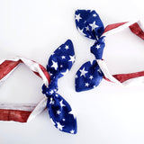 Usa American Flag Knotty Bow