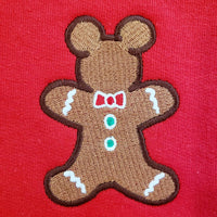 EMBROIDERED gingerbread Mouse design