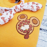 Embroidered Mouse Waffle hoodie